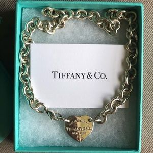 Authentic Return to Tiffany & Co. heart necklace